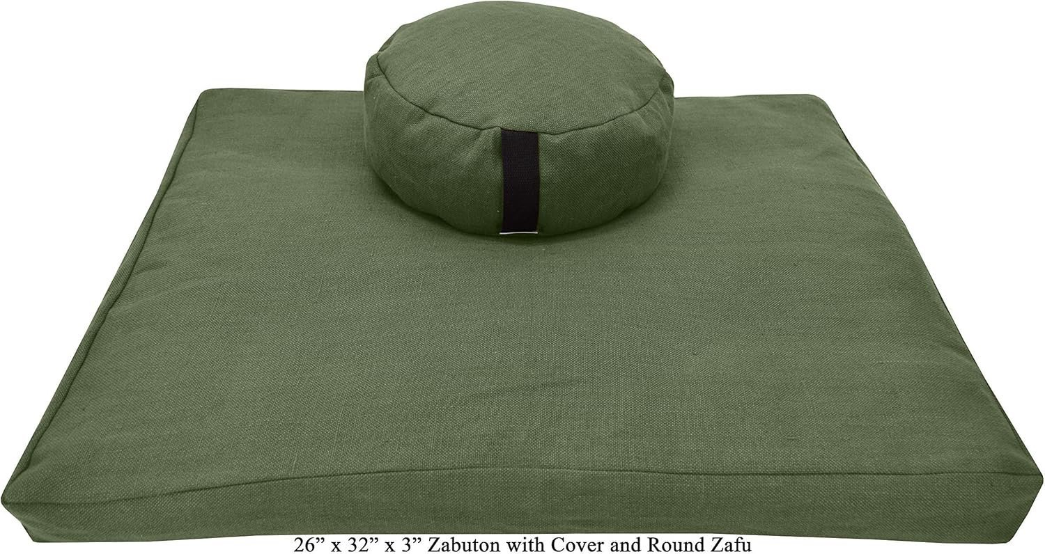Premium Meditation Cushion and Mat Set - Image 2