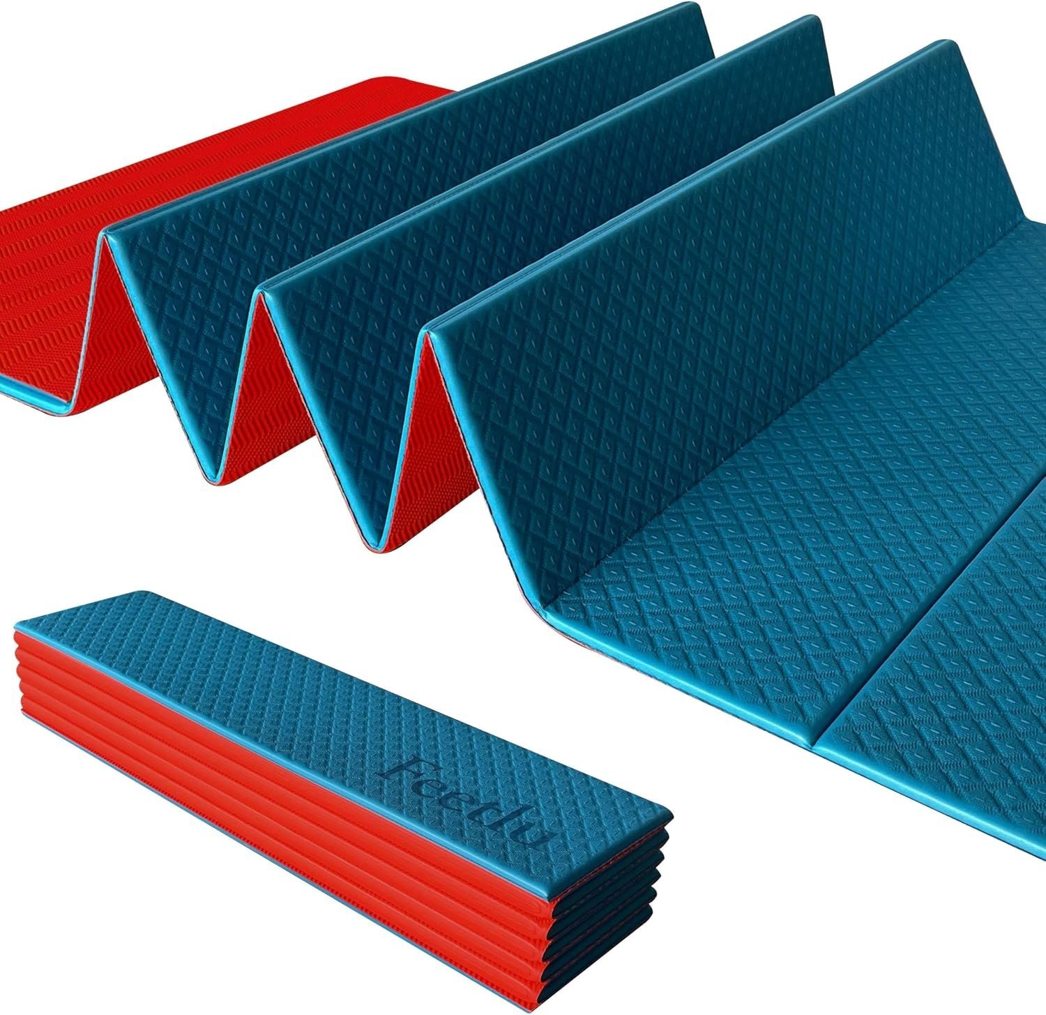 Foldable Yoga Mat – 1/4″ & 5/16″ Thick, Anti-Slip